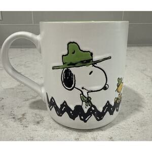Peanuts Snoopy Beagle Scout “Let’s Go”Woodstock Scouts Troop 20oz Coffee Mug
